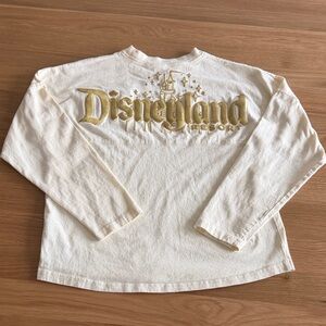 Disneyland Resort Long Sleeve Shirt with Gold Logo. Youth Xl (14)